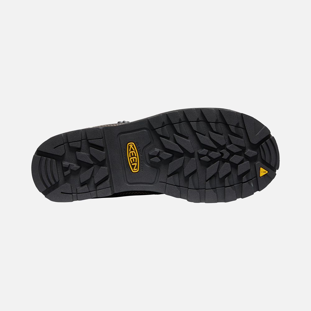 Keen Trekking Bot Kadın Siyah - Csa Seattle 6\" Waterproof (Aluminum Toe) - Türkiye EOKJ96308